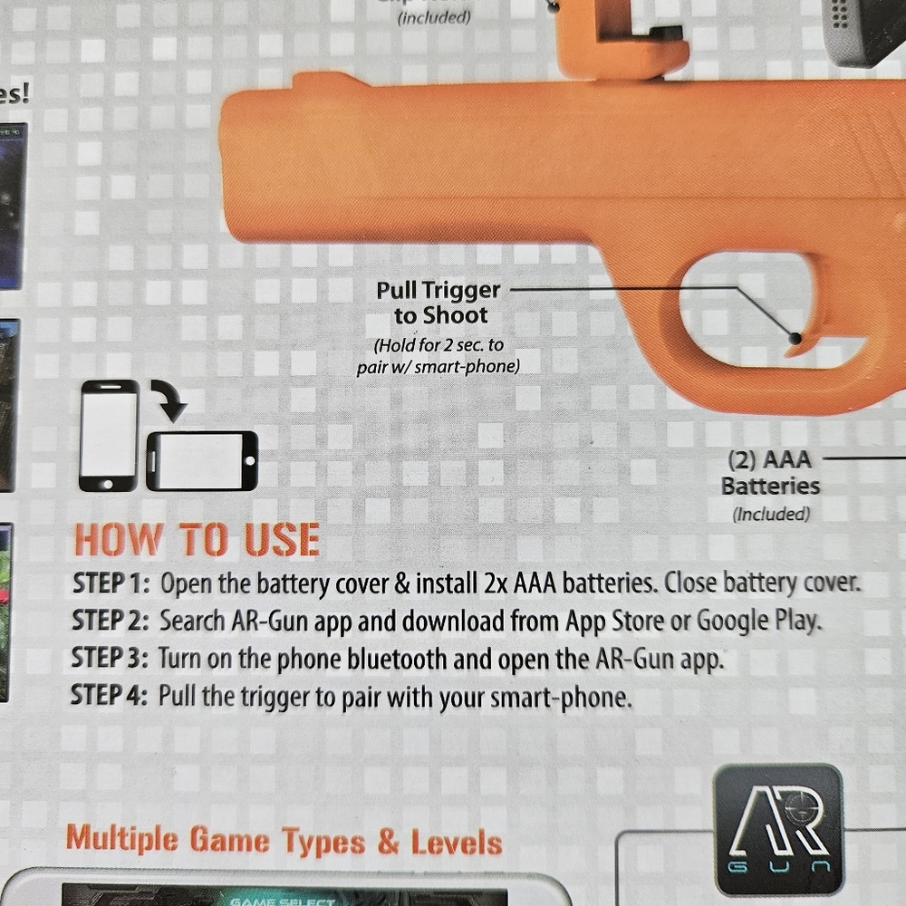 AR Toy Gun For Video Game Playing - Picture 7 of 7